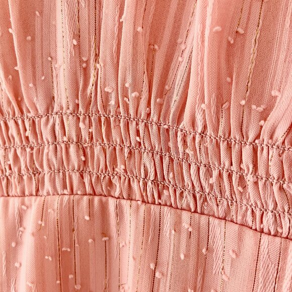 CALVIN KLEIN Peach Dress - Size 2 - Picture 3 of 7